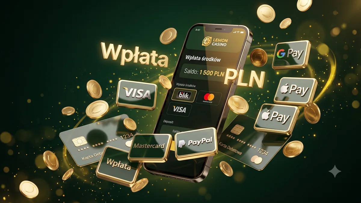 Metody płatności Lemon Casino – BLIK, karty i portfele